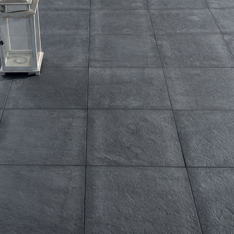 Pavé en grès cérame - ANTHRACITE - Castacrete - d'extérieur / d'intérieur / texturé