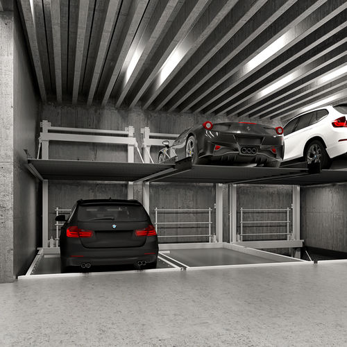 Plateforme pour parking multidirectionnelle - LIFT&amp;SLIDE - Modulo parking - hydraulique / électrique