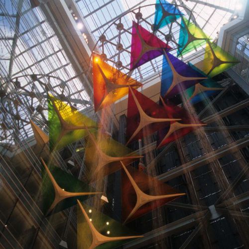Panneau en verre feuilleté - CELARÉ ARCHITECTURAL GLAZING - Standard Bent Glass Corp - de sécurité / 3D / coloré