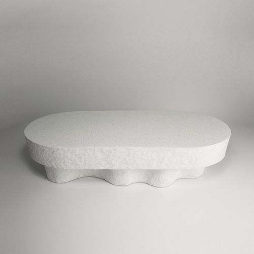 Banc contemporain - MEDUSA - ALENTES - en pierre reconstituée / sans dossier / sans accoudoirs