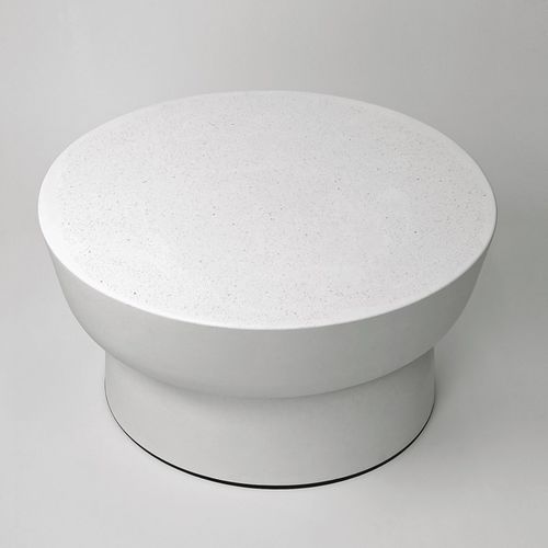 Table basse contemporaine - TARTARUGA - ALENTES - en pierre reconstituée / avec piètement en pierre reconstituée / ovale
