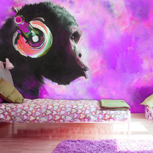 Papier peint contemporain - WORLD OF SOUND - WALL DESIGNERS - à motif animalier / non tissé