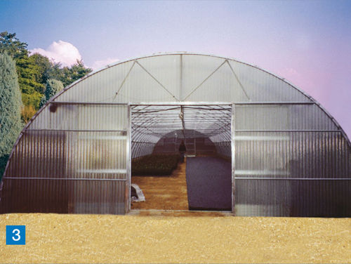 Serre professionnelle - TN - Agrimec srl - de jardinage / de production / monochapelle