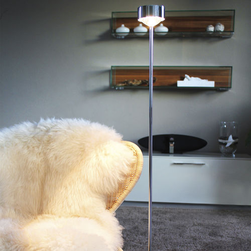 Lampe sur pied - PUK EYE FLOOR - Top Light GmbH & Co. KG. - en métal / en verre / contemporaine