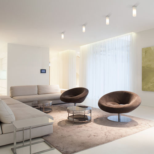 Plafonnier contemporain - DELA - Top Light GmbH & Co. KG. - rond / en verre / en métal
