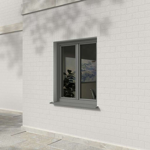Fenêtre en aluminium - Classic-line - Finstral - en PVC / battante / à double vitrage