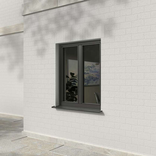 Fenêtre en aluminium - Slim-line/Slim-line Twin - Finstral - en PVC / battante / à double vitrage