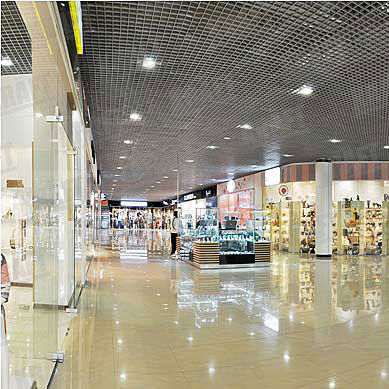 Faux-plafond en métal - GRIGLIATO - KRAFT Deckensysteme Ukraine - en bois / en lames / ignifuge