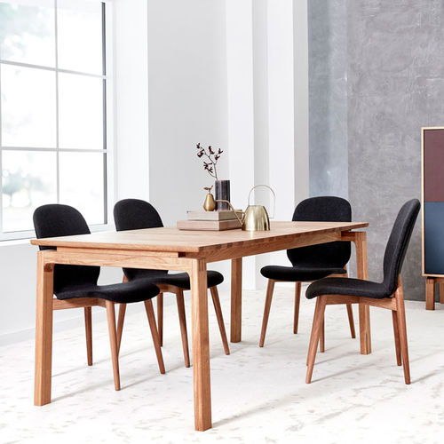 Table à manger contemporaine - JOINT - PBJ Design House - en chêne / en noyer / en bois massif