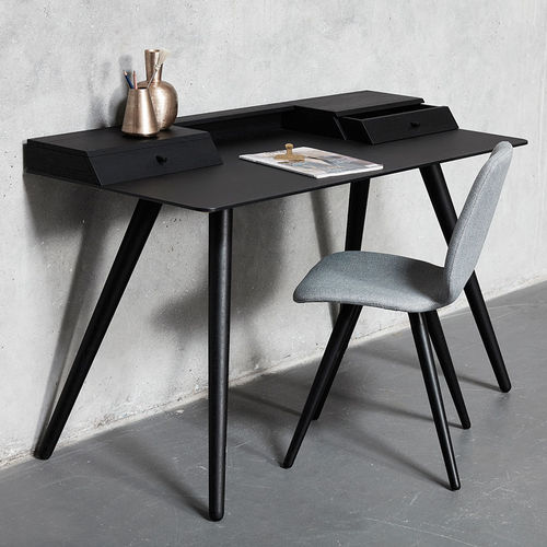 Bureau contemporain - STICK - PBJ Design House - en chêne / en noyer / en bois massif