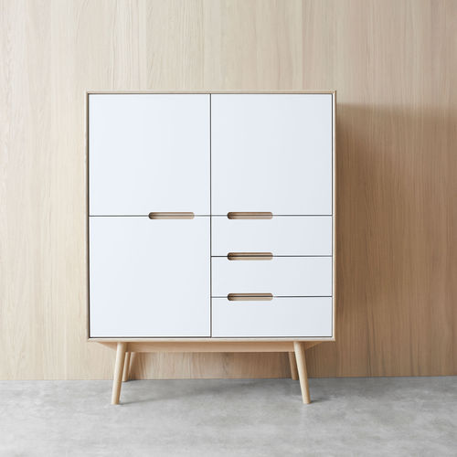 Buffet haut - CURVE  - PBJ Design House - contemporain / en chêne / en noyer