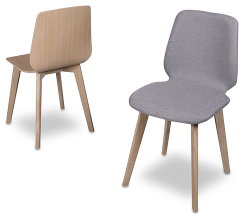 Chaise de salle à manger contemporaine - EDGE CUT - PBJ Design House - d'intérieur / en contreplaqué / en feutre
