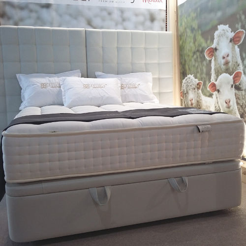 Matelas double - SILK HT34 - Mindol - en mousse / à ressorts ensachés / 150x200 cm