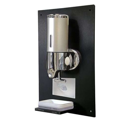 Distributeur de gel hydroalcoolique mural - Del Barba Lavorazioni Metalli Srl - distributeur de savon / en aluminium / pour sanitaire