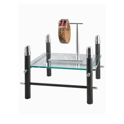 Table de présentation contract - BASSO - Del Barba Lavorazioni Metalli Srl - pour salle d'exposition / aluminium / en laiton