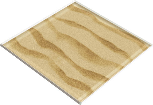 Revêtement de sol en verre - SAND FLOOR - Crystalexe - pour extérieur / d'intérieur / pour pièce humide