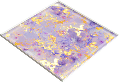 Panneau décoratif mural - MURANO 4 VIOLET - Crystalexe - pour agencement intérieur / pour sol / pour porte