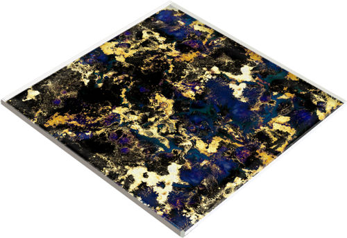 Panneau décoratif de revêtement - MURANO 7 BLACK - Crystalexe - mural / pour agencement intérieur / pour plancher