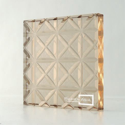 Panneau décoratif d'ameublement - MUSTER - Rahmen (Asia) Limited - pour meuble / en verre / professionnel