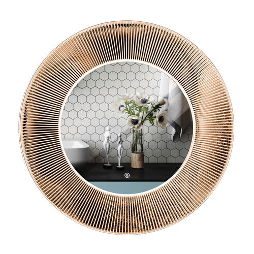 Miroir mural - RMRYSJJS11Y800G10LF - Rahmen (Asia) Limited - contemporain / rond / doré