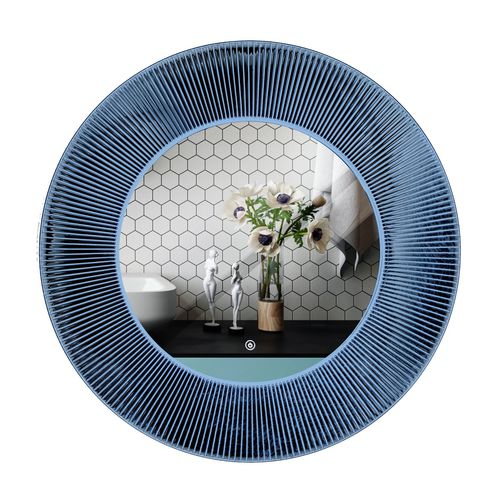 Miroir mural - RMRYSJJS11Y800G8LF - Rahmen (Asia) Limited - contemporain / rond / bleu