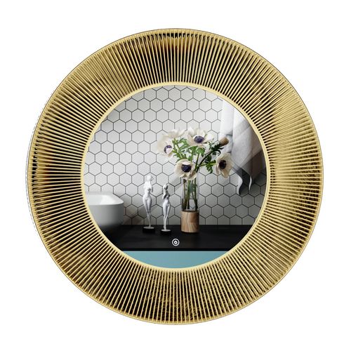 Miroir mural - RMRYSJJS11Y800G15LF - Rahmen (Asia) Limited - contemporain / rond / doré