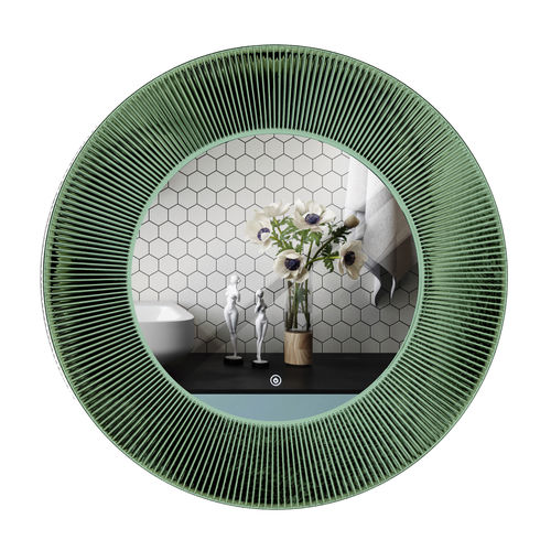 Miroir mural - RMRYSJJS11Y1200G6LF - Rahmen (Asia) Limited - contemporain / rond / vert