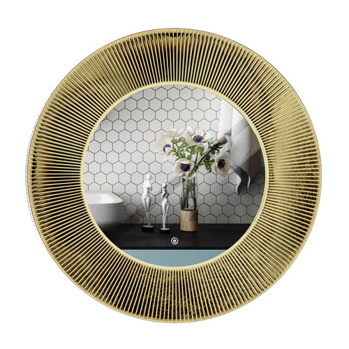 Miroir mural - RMRYSJJS11Y1200G15LF - Rahmen (Asia) Limited - contemporain / rond / doré