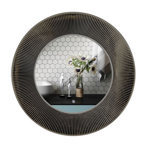 Miroir mural - RMRYSJJS11Y1200G5LF - Rahmen (Asia) Limited - contemporain / rond / gris