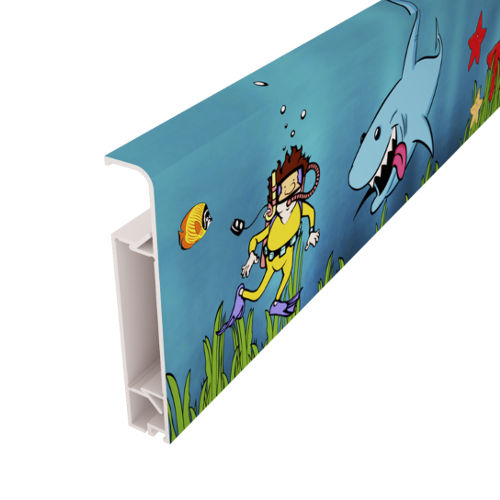 Plinthe en aluminium - WISH - MOX Profile Systems - flexible