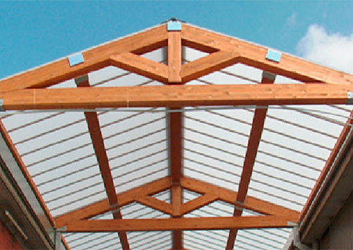 Plaque de toiture en polycarbonate - SUN MODUL® - AKRAPLAST - translucide / ondulé