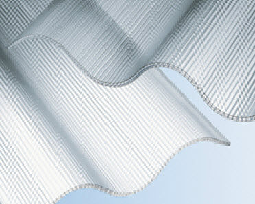 Plaque de toiture en polycarbonate - AKRALUX ONDA - AKRAPLAST - alvéolaire / translucide / ondulé