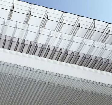 Plaque en polycarbonate pour bardage - AKRA®THERM - AKRAPLAST - de couverture / avec protection UV / translucide