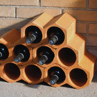 Range-bouteille en terracotta - STORAGE BRICKS - Cerámica Verea, S.A. - au sol / orange