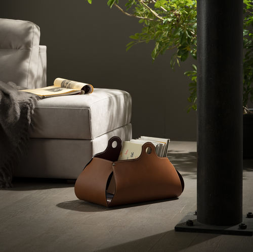 Porte-revues contemporain - PENELOPE - Limac Design® - résidentiel / contract / en cuir