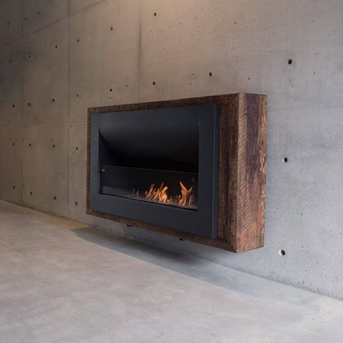 Cheminée au bioéthanol - ECOSMART FIRE FIREBOX 1100CV - Cheminée sur mesure - France - murale / simple face / à foyer ouvert