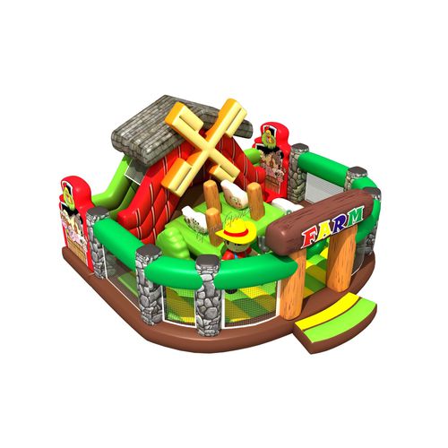 Structure de jeu pour aire de jeux - THE FARM PLAYLAND - GOLDEN GAMES SRL - en matière plastique / gonflable