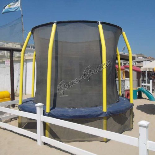 Trampoline pour aire de jeux - ROUND DIAMETER 300 - GOLDEN GAMES SRL - rond / d'extérieur