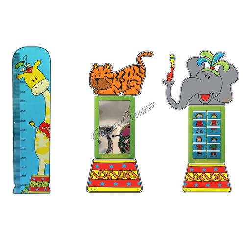 Panneau interactif pour aire de jeux - CIRCUS CHARACTERS - GOLDEN GAMES SRL
