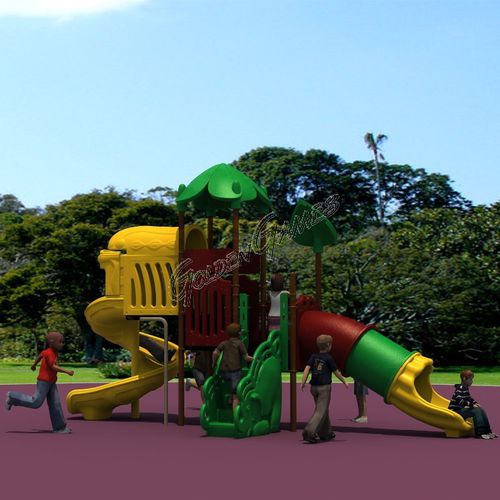 Structure de jeu pour aire de jeux - FANTACASTELLO ALADINO FOREST COMPACT - GOLDEN GAMES SRL - en plastique / modulaire