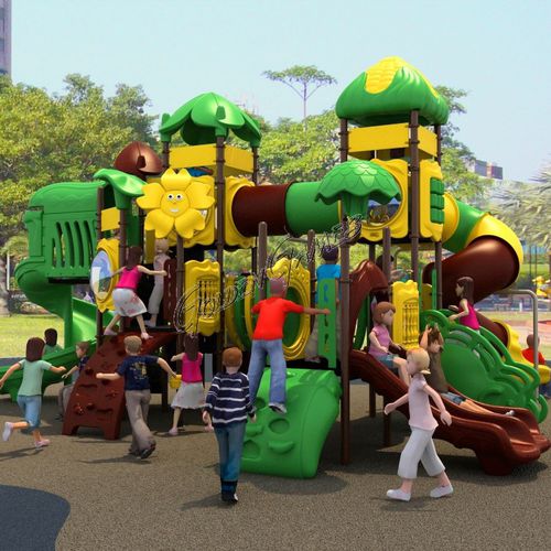 Structure de jeu pour aire de jeux - FANTACASTELLO MALIBU JUNGLE - GOLDEN GAMES SRL - en plastique / en aluminium / modulaire