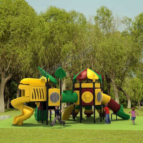 Structure de jeu pour aire de jeux - FANTACASTELLO GUATEMALA - GOLDEN GAMES SRL - en plastique / modulaire
