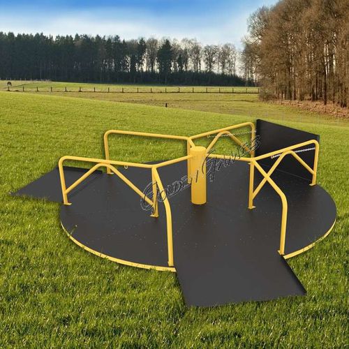 Jeu tournant enfant - MERRY-GO-ROUND - GOLDEN GAMES SRL - pour personnes à mobilité réduite / pour aire de jeux