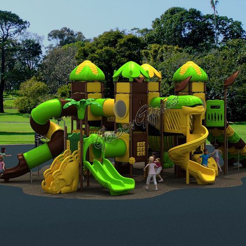 Structure de jeu pour aire de jeux - FANTACASTELLO SAMOA - GOLDEN GAMES SRL - en plastique / en aluminium / modulaire