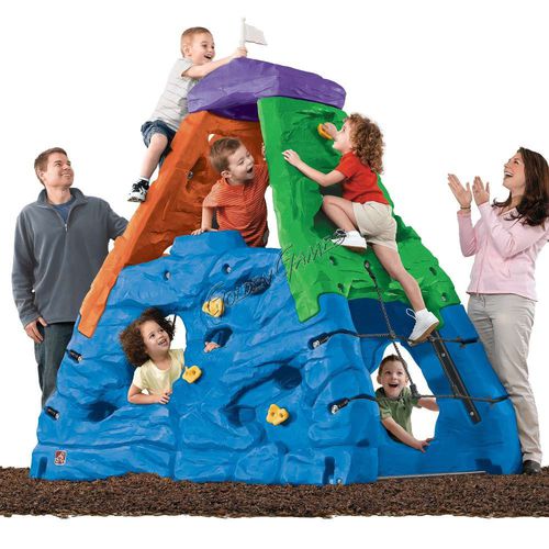 Structure de jeu pour aire de jeux - ARRAMPICATA ROCCIA - GOLDEN GAMES SRL - en plastique
