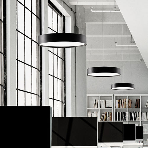 Luminaire suspendu - SURFACE 300 - LIGHT POINT - encastrable au plafond / à LED / rond