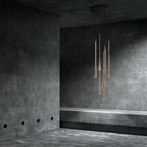 Suspension - DROP - LIGHT POINT - en aluminium / contemporaine / d'intérieur