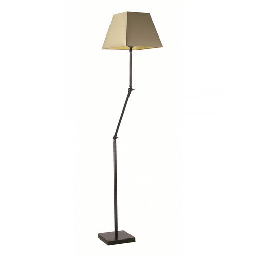Lampe sur pied - ROXBURGH - Heathfield and Comapny - en laiton / en soie / en satin