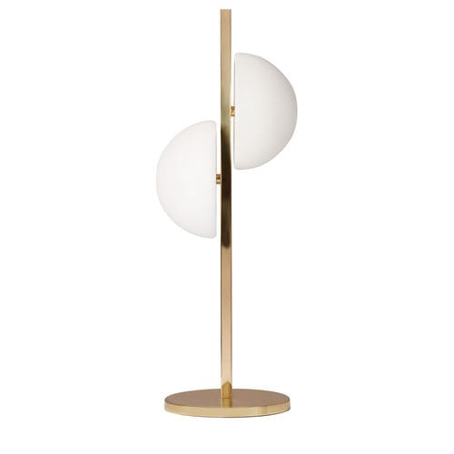 Lampe de table - NACCHERA - Heathfield and Comapny - en laiton / en verre opalescent / contemporaine