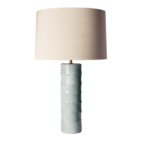 Lampe de table - LAGOON - Heathfield and Comapny - en soie / en céramique / contemporaine